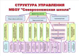 Структура управления МБОУ "Североонежская школа"